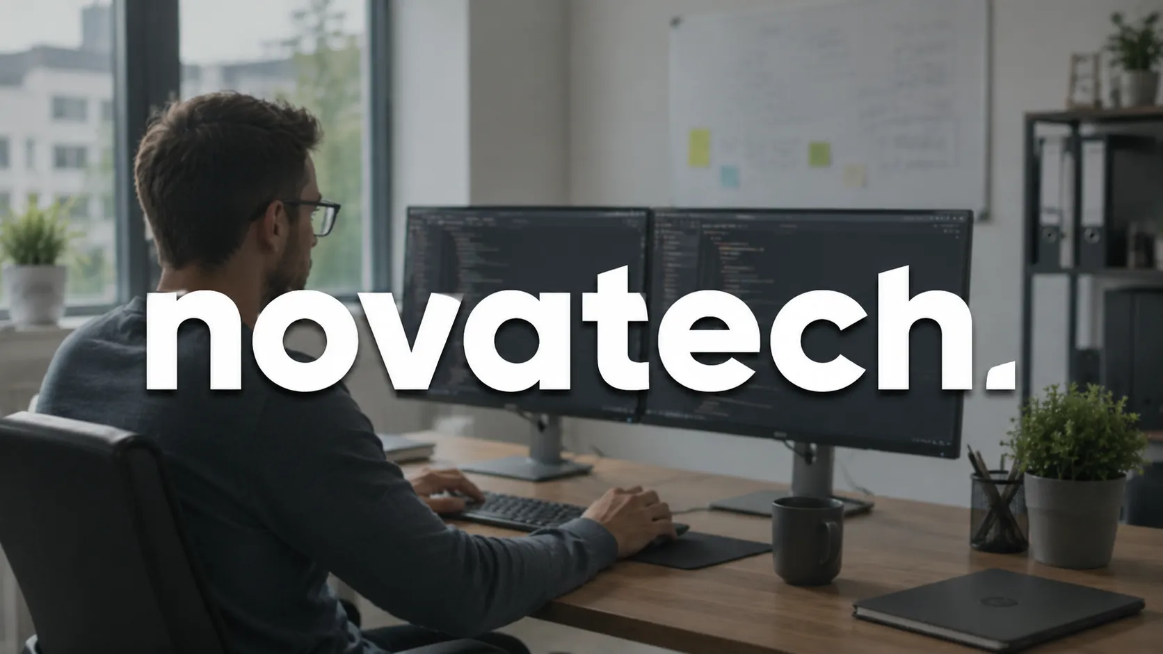 Novatech IT GmbH – Premium-Website für ein IT-Systemhaus mit hochwertiger Markenpositionierung.